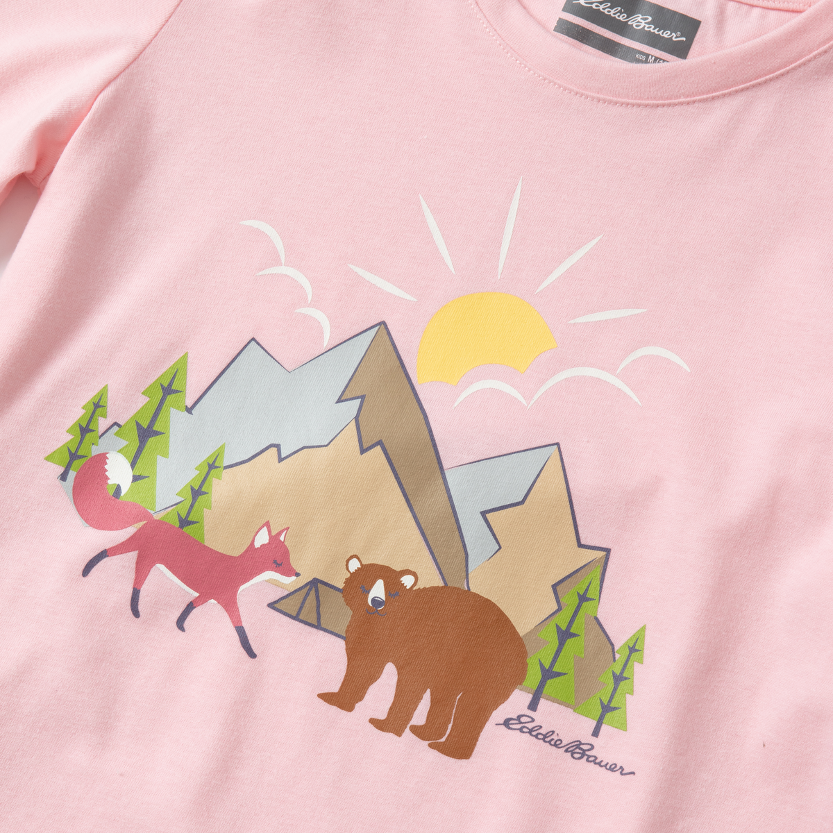 Eddie Bauer Girls Graphic Long-Sleeve T-Shirt - 2 Pack alternate view 5