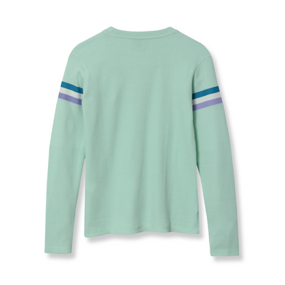 Eddie Bauer Girls Myriad Thermal Stripe Long-Sleeve T-Shirt alternate view 1