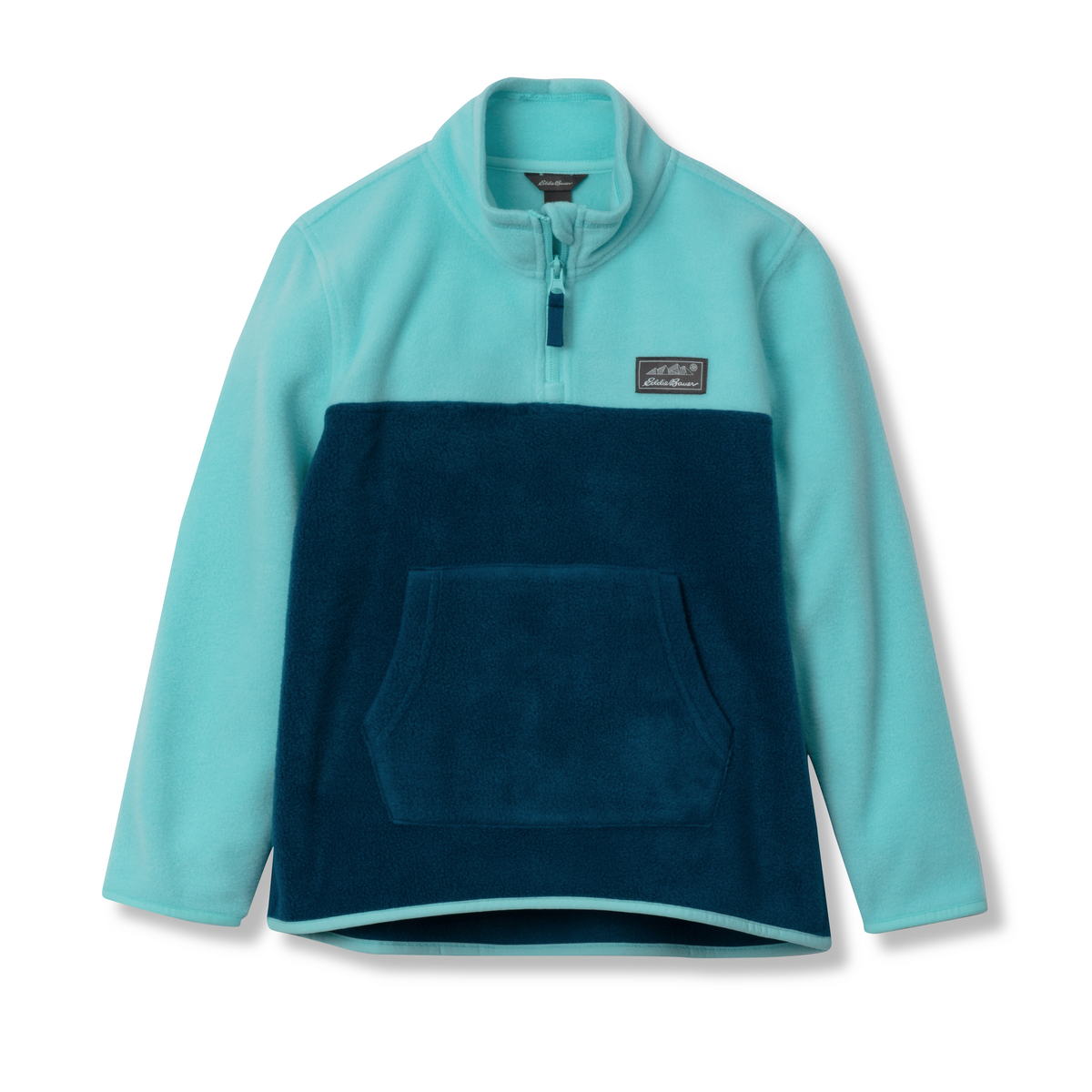 Eddie Bauer Girls Quest Fleece 1/4-Zip - Colorblock alternate view 3