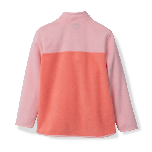 Eddie Bauer Girls Quest Fleece 1/4-Zip - Colorblock alternate view 1