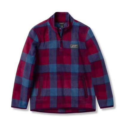 Eddie Bauer Girls Quest Fleece 1/4-Zip - Print alternate view 4