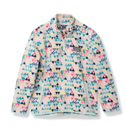 Eddie Bauer Girls Quest Fleece 1/4-Zip - Print product image