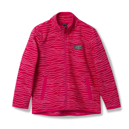 Eddie Bauer Girls Quest Fleece Full Zip Jacket - Print alternate view 4