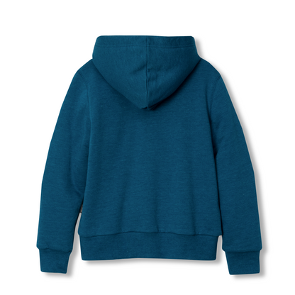 Eddie Bauer Girls Camp Fleece Faux Shearling-Lined Hoodie alternate view 5