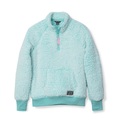 Eddie Bauer Girls Fireside Plush 1/4 Zip alternate view 4