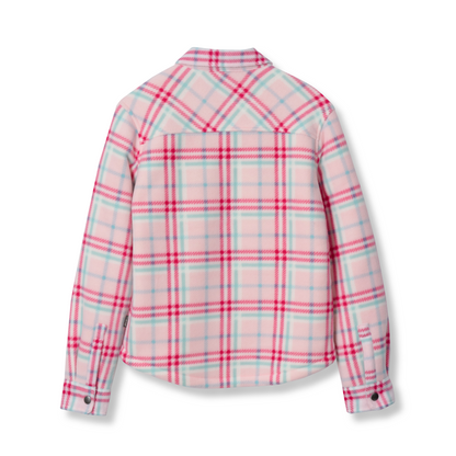 Eddie Bauer Girls Faux Shearling Shirt Jacket alternate view 4