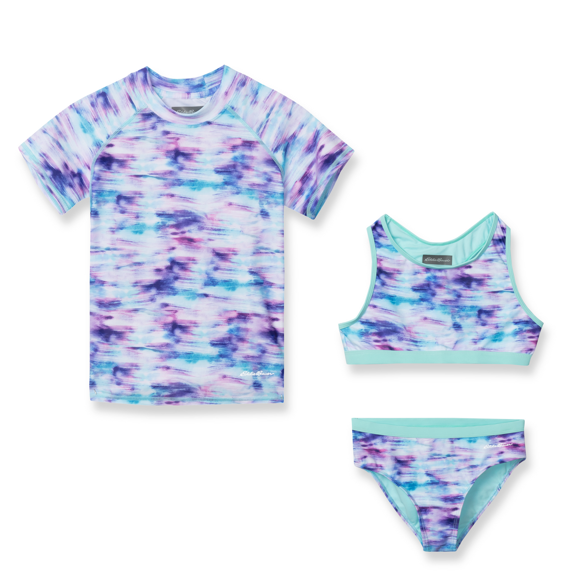 Eddie Bauer Girls Sea Spray Ss 3-Piece Swim Set product image