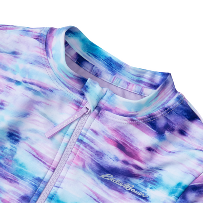 Eddie Bauer Girls Sea Spray Ls One Piece Swimsuit alternate view 1