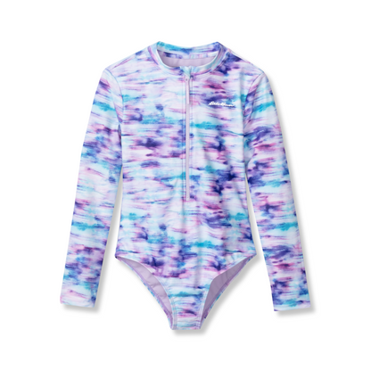 Eddie Bauer Girls Sea Spray Ls One Piece Swimsuit product image