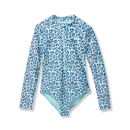 Eddie Bauer Girls Sea Spray Ls One Piece Swimsuit alternate view 2
