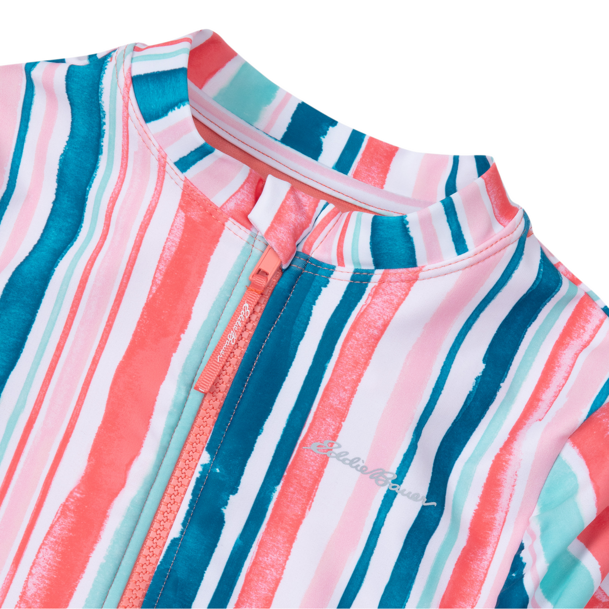 Eddie Bauer Girls Sea Spray Ls One Piece Swimsuit alternate view 5