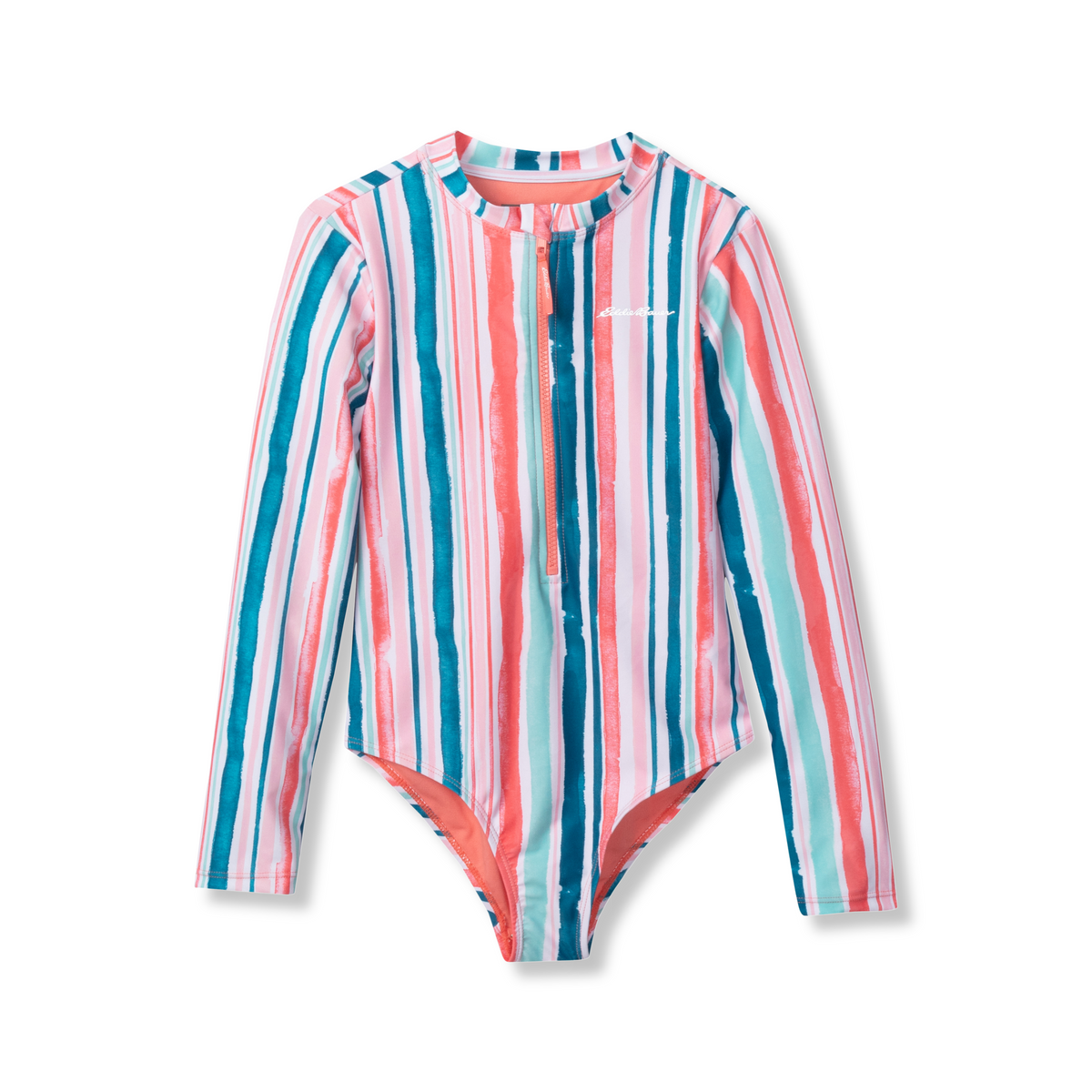 Eddie Bauer Girls Sea Spray Ls One Piece Swimsuit alternate view 4