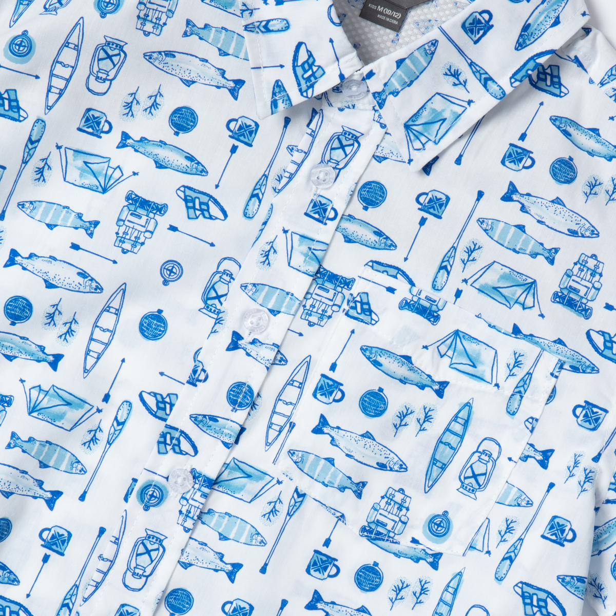 Eddie Bauer Boys Short-Sleeve On The Go Poplin Shirt alternate view 1