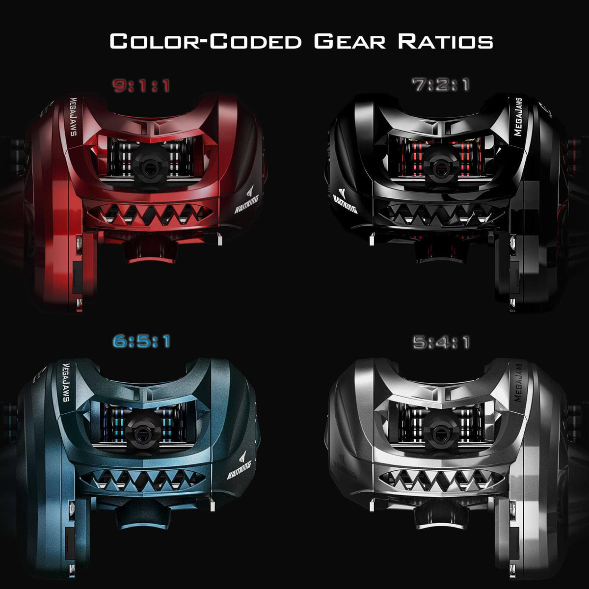 KastKing MegaJaws Baitcasting Reels with AutoMag Dual Braking System product image 5