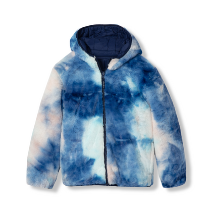 Eddie Bauer Girls Deer Harbor Reversible Hooded Jacket alternate view 3