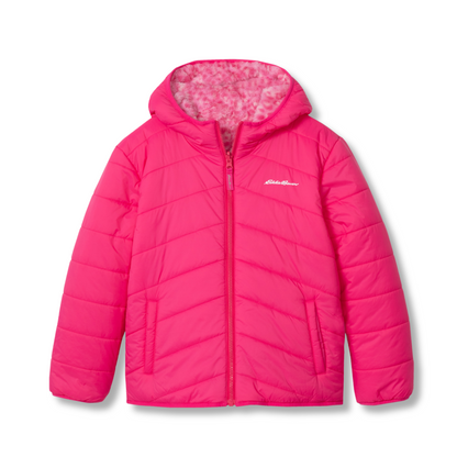 Eddie Bauer Girls Deer Harbor Reversible Hooded Jacket alternate view 5