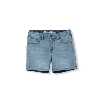 Eddie Bauer Girls Flex Knit Denim Shorts product image