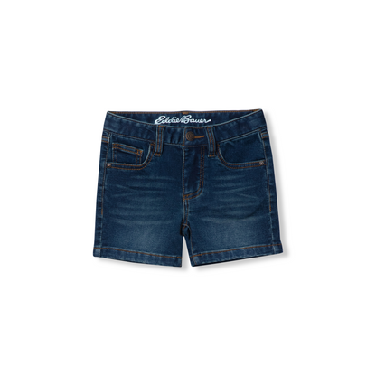 Eddie Bauer Girls Flex Knit Denim Shorts alternate view 3