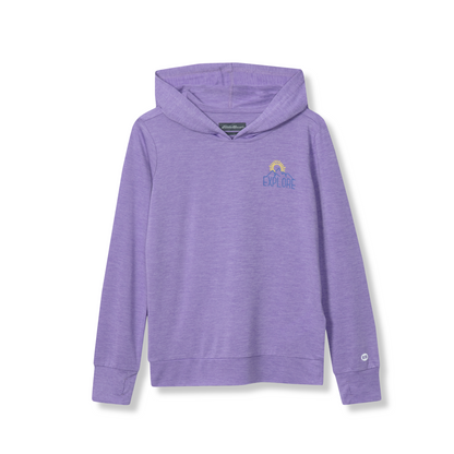 Eddie Bauer Girls Sea Spray Hooded Shirt alternate view 4