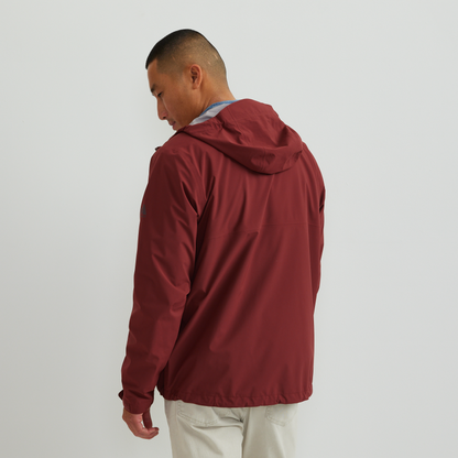 Eddie Bauer Men's Cloud Cap 3L Waterproof Stretch Hooded Rain Jacket alternate view 3