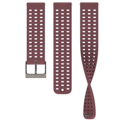 Suunto 22mm Athletic 2 Silicone Strap Dark Ruby S+M