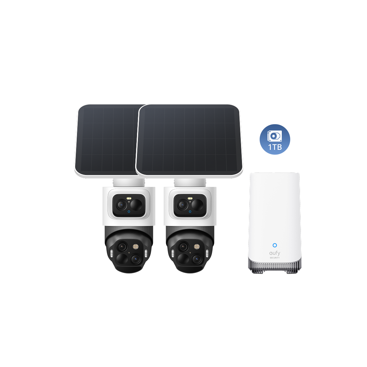 eufyCam S4 2-Cam Kit + 1 TB Hard Drive 2-Cam Kit