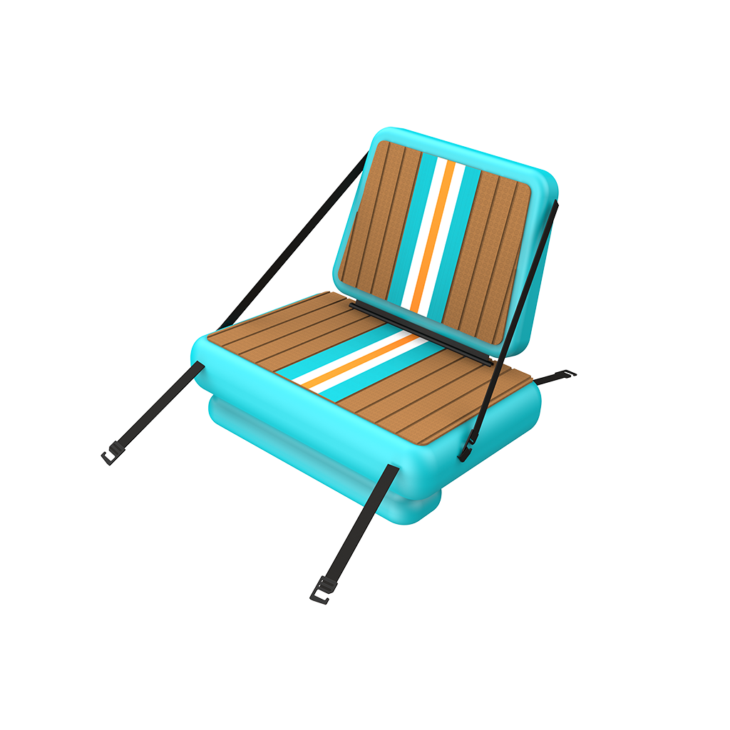 LONO Apex Aero 12'6" Native Aqua Seat Replacement by Bote, available through BOTE