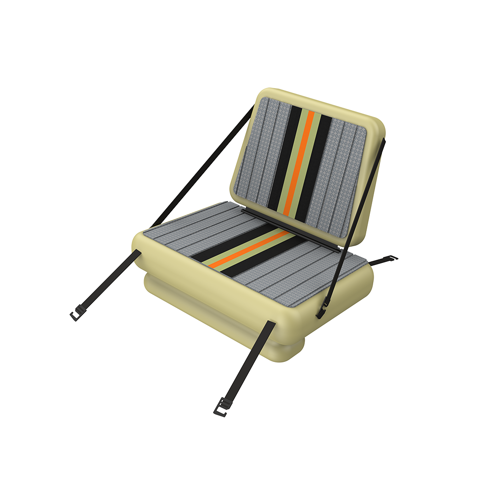 LONO Apex Aero 12'6" Verge Camo 22 Seat Replacement by Bote, available through BOTE