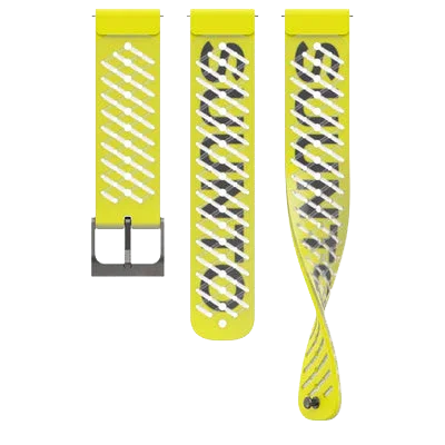 Suunto 22mm Athletic 5 Silicone Strap Lemon Yellow S+M