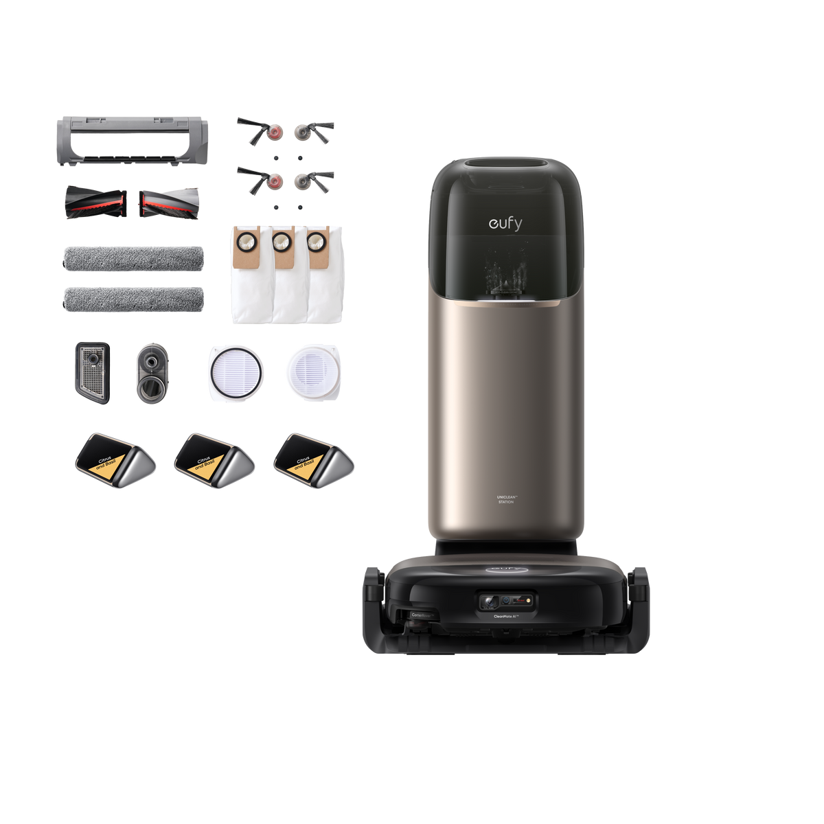 eufy Robot Vacuum Omni S2 + Accessory Kit & Fragrance Refill