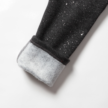 Eddie Bauer Girls Rock Hopper Plush-Lined Leggings - Sparkle alternate view 1