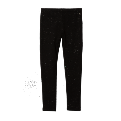 Eddie Bauer Girls Rock Hopper Plush-Lined Leggings - Sparkle alternate view 3