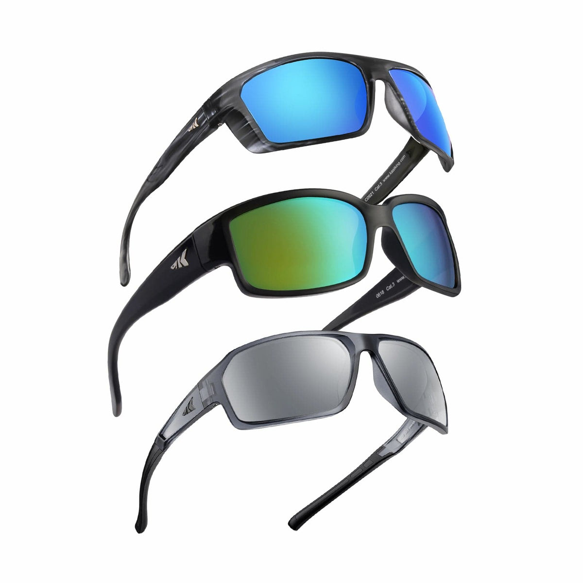 KastKing 3-Pack Polarized Fishing Sunglasses by KastKing