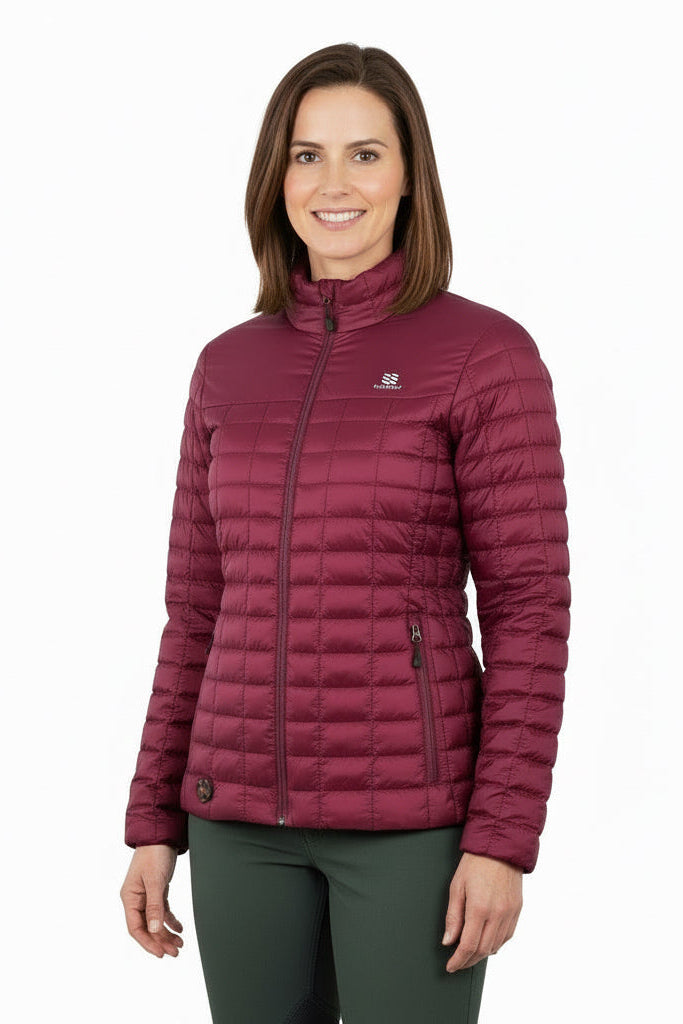 Backcountry Heated Jacket Women's - Burgundy by Fieldsheer