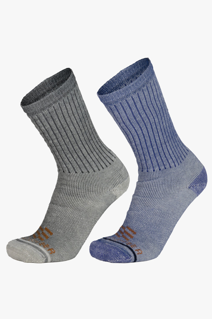 Women's Wool Sock Non Heated (2-Pack) - Purple/Grey by Fieldsheer