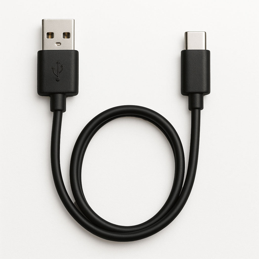 USB to USB-C Cable, 1M, Black, Polybag by Fieldsheer