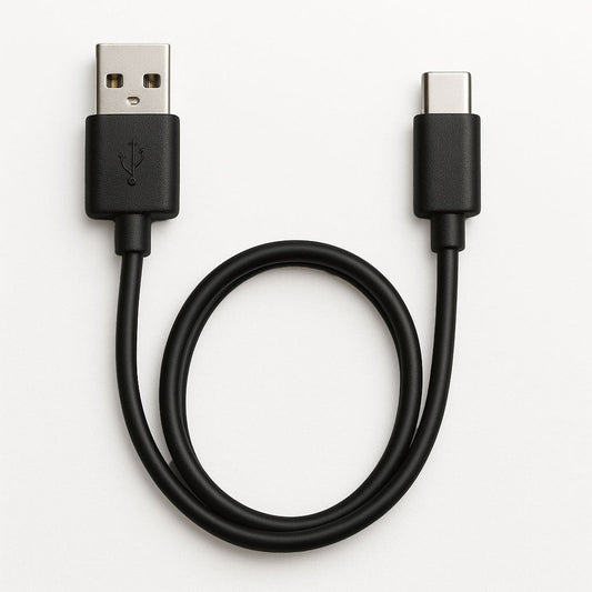 USB to USB-C Cable, 1M, Black, Polybag by Fieldsheer
