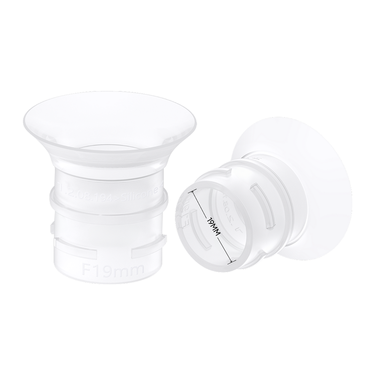 eufy 19 mm Sizing Insert (2-Pack) for Wearable Breast Pump E10 / E20 / S1 / S1 Pro E10 / E20 / S1 / S1 Pro Original 19mm Sizing Insert (2-Pack)