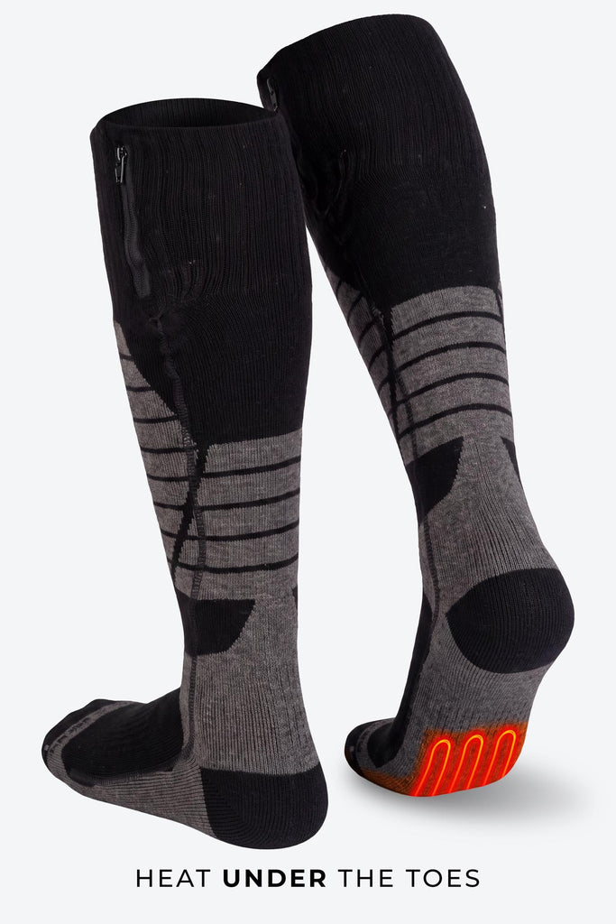 Premium 3.0 Merino Heated Socks Men's - Black by Fieldsheer