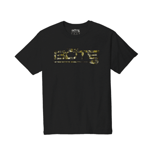 Men's Logo Verge Camo Tee by Bote, available through BOTE
