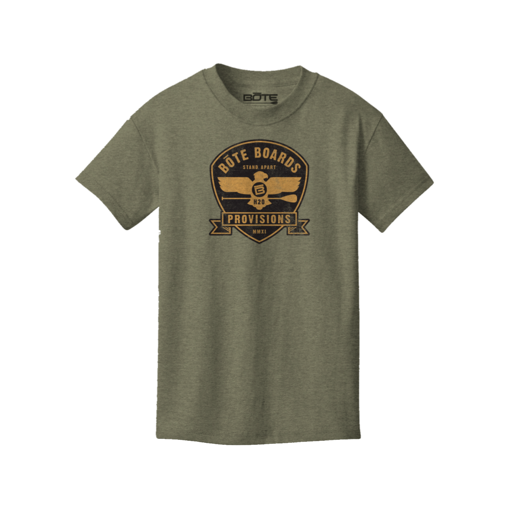 Youth Boy's Eagle Supply Tee by Bote, available through BOTE