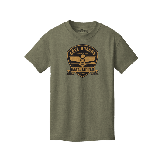 Youth Boy's Eagle Supply Tee by Bote, available through BOTE