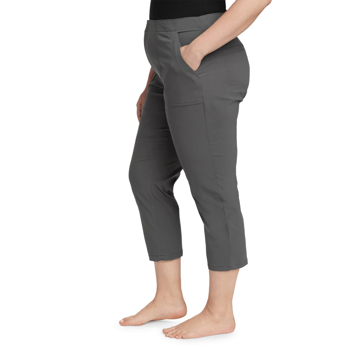 Eddie Bauer Women's Horizon High-Rise Straight Leg Cropped Pants alternate view 5