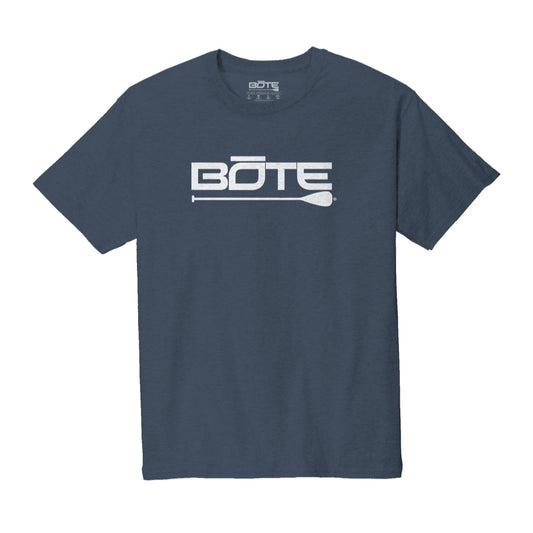 Men's Logo Navy Tee Shirt by Bote, available through BOTE