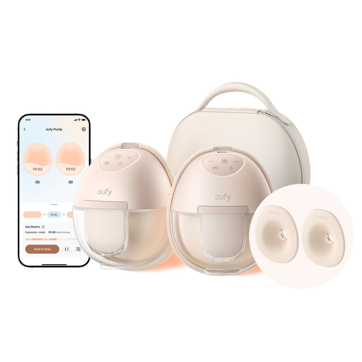 eufy Breast Pump S1 Pro & 24 mm Flange (2-Pack) eufy Breast Pump S1 Pro & Original 24mm Flange (2-Pack)