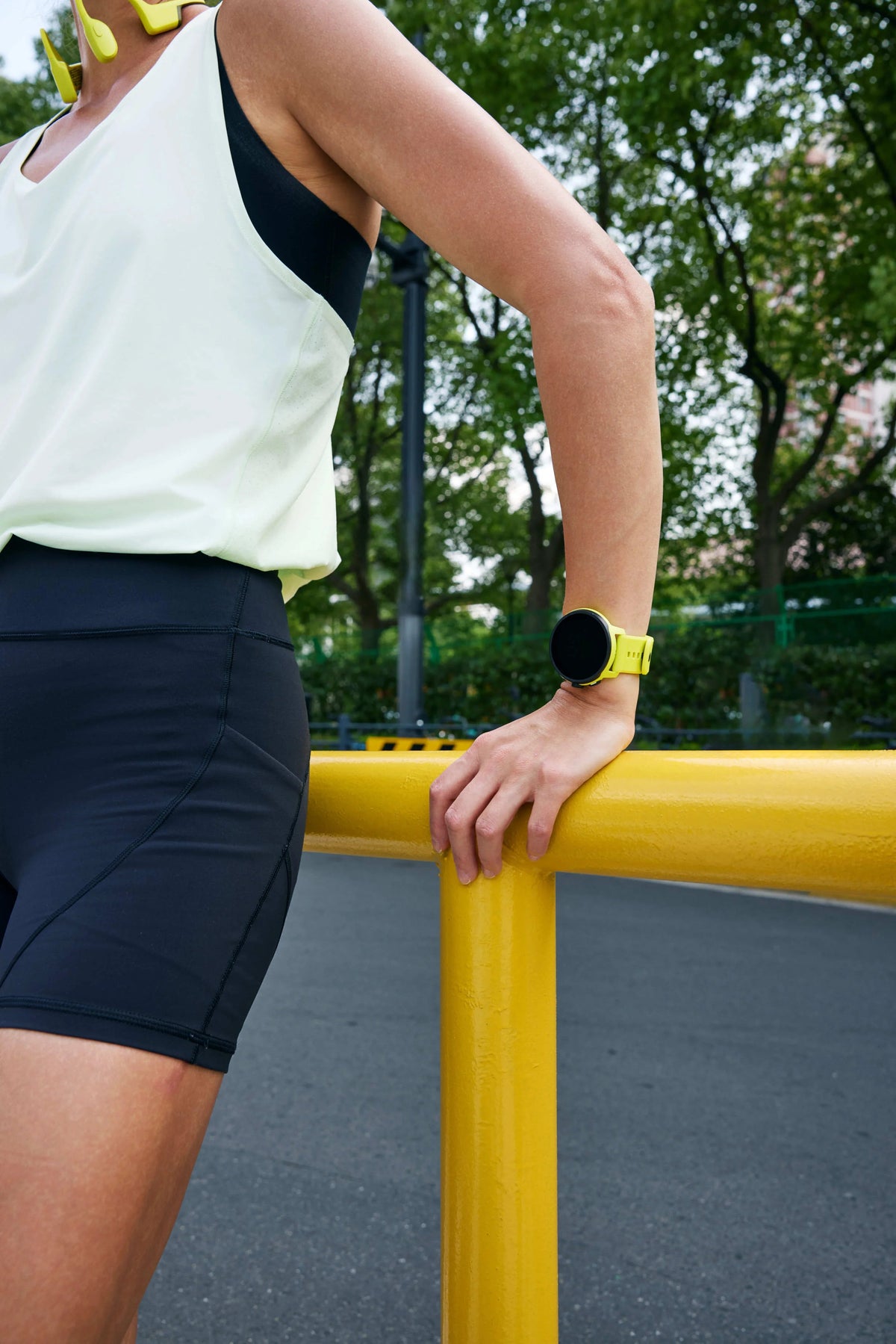 Suunto 22mm Athletic 6 Silicone Strap Lime S+M