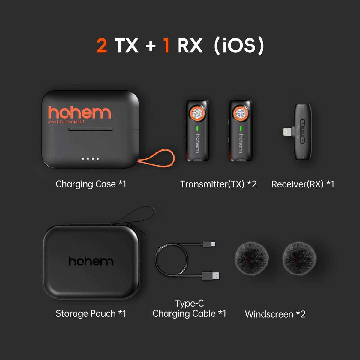 Hohem Lavalier Lapel Microphone alternate view 1