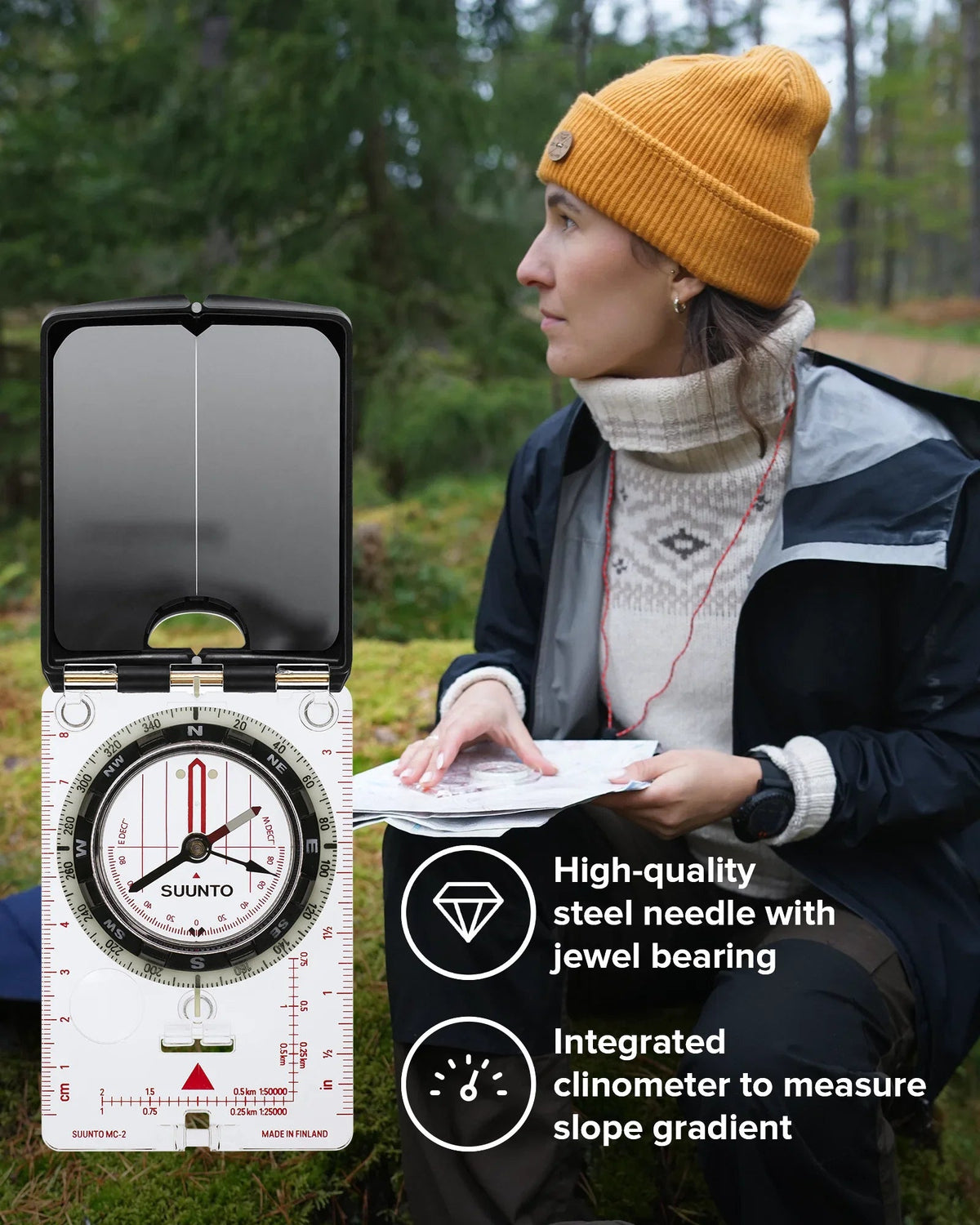 SUUNTO MC-2NH Mirror Compass