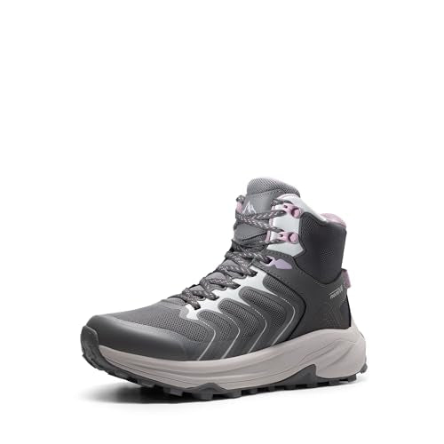 NORTIV 8 Women's Hiking Boots Waterproof Arch Support | Cushioned Insole Provides Supportive Comfort with Every Step; Waterproof Construction Helps Keep Feet Dry in Wet Conditions
