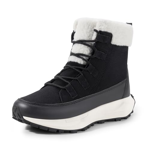 NORTIV 8 Women's Winter Boots Ankle Waterproof Lightweight Snow Sneaker Boots